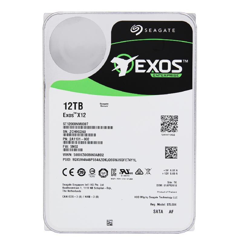希捷12TB 企业级(ST12000NM0007)企业级硬盘 希捷12TB 企业级(ST12000NM0007)企业级硬盘